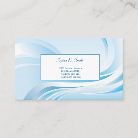 Visitenkarte Telefonnummerkarte (Vorderseite)