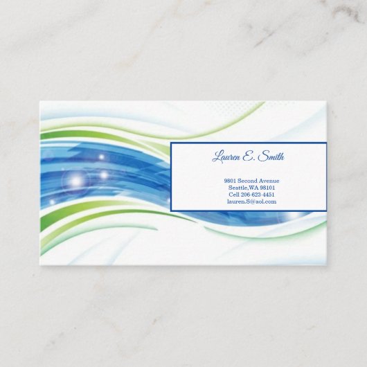 Visitenkarte Telefonnummerkarte (Vorderseite)