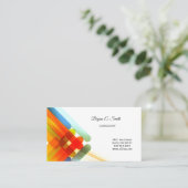 Visitenkarte Telefonnummerkarte (Stehend Vorderseite)