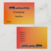 Visitenkarte Tenderlokomotive (Vorne/Hinten)