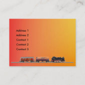 Visitenkarte Tenderlokomotive (Rückseite)