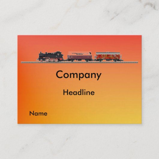 Visitenkarte Tenderlokomotive (Vorderseite)