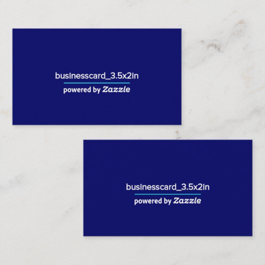 Visitenkarte testen (Vorne/Hinten)