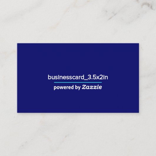 Visitenkarte testen (Vorderseite)