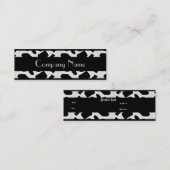 Visitenkarte Tierkühe drucken Schwarz-weiße Haut (Vorne/Hinten)