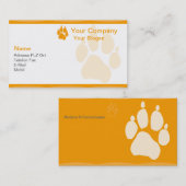 Visitenkarte Tiertatze (Vorne/Hinten)