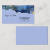 Visitenkarte Tinte Swirt (Vorne/Hinten)