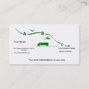 Visitenkarte-Transport-Dienstleistungen Visitenkarte