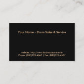 Visitenkarte: Trommel-Verkäufe u. Service Visitenkarte (Rückseite)