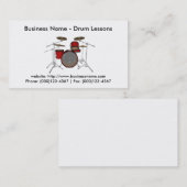 Visitenkarte: Trommelunterricht Visitenkarte (Vorne/Hinten)