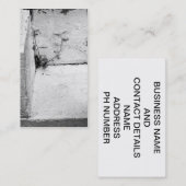Visitenkarte "Unkraut auf Beton-Stufen" (Vorne/Hinten)