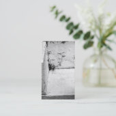 Visitenkarte "Unkraut auf Beton-Stufen" (Stehend Vorderseite)