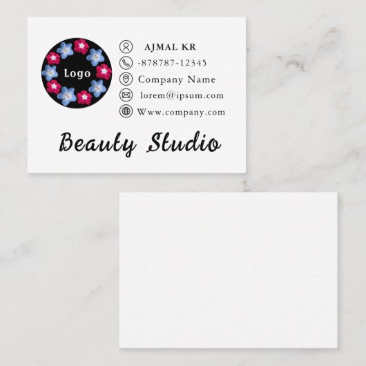 Visitenkarte Variationsmodell (Vorne/Hinten)