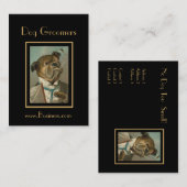 Visitenkarte Vintag Hunde Groomer (Vorne/Hinten)