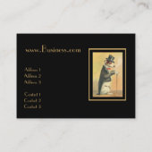 Visitenkarte Vintag Hunde Groomere 3 (Rückseite)