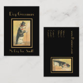 Visitenkarte Vintag Hunde Groomere 4 (Vorne/Hinten)