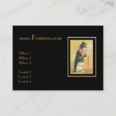 Visitenkarte Vintag Hunde Groomere 4 (Rückseite)