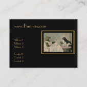 Visitenkarte Vintag Hunde Groomere 5 (Rückseite)