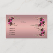 Visitenkarte Vintag Muskeln Rosen 2 (Rückseite)