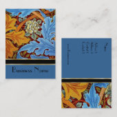 Visitenkarte Vintag Print William Morris (Vorne/Hinten)