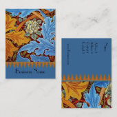 Visitenkarte Vintag Print William Morris (Vorne/Hinten)