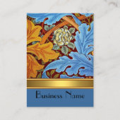 Visitenkarte Vintag Print William Morris Gold (Vorderseite)