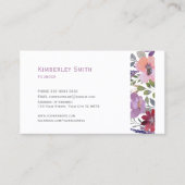 Visitenkarte, Vintage Blume Visitenkarte (Vorderseite)