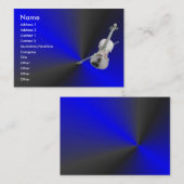 Visitenkarte Violine (Vorne/Hinten)