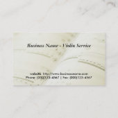 Visitenkarte: Violinen-Service Visitenkarte (Rückseite)