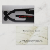 Visitenkarte: Violinunterricht Visitenkarte (Vorne/Hinten)