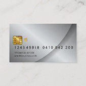 Visitenkarte VIP Gold (Rückseite)