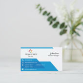 Visitenkarte "VirtualCard Shop: Erhöhen Sie Ihr On (Stehend Vorderseite)