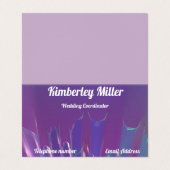 Visitenkarte Visitenkarten (Außenseite Aufgefaltet)