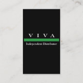 Visitenkarte Viva Schwarzes (Rückseite)