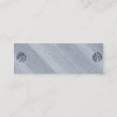 Visitenkarte von Metallschrauben (Rückseite)