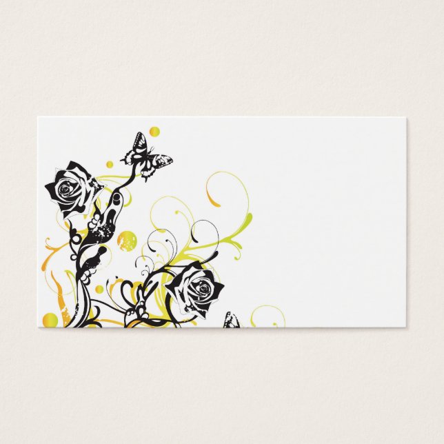 Visitenkarte von Rose (Vorderseite)