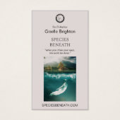 Visitenkarte von Werbematerial für Logos (Vorderseite)