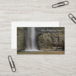 Visitenkarte Wasserfall Natur
