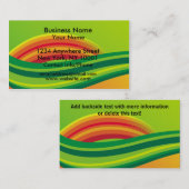 Visitenkarte-Wassermelone Visitenkarte (Vorne/Hinten)