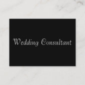 Visitenkarte "Wedding Consultant" I (Rückseite)