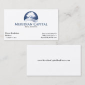 Visitenkarte - weißer Hintergrund (Vorne/Hinten)