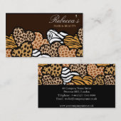 Visitenkarte "Wilde Herzen" (Vorne/Hinten)