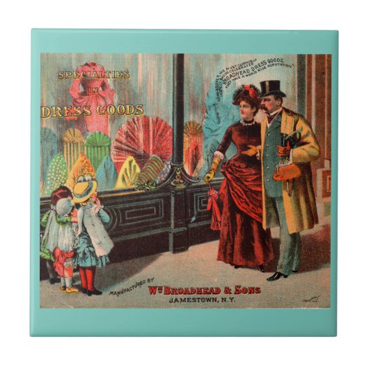 Visitenkarte William Broadhead & Sons Kleidung Fliese (Vorderseite)