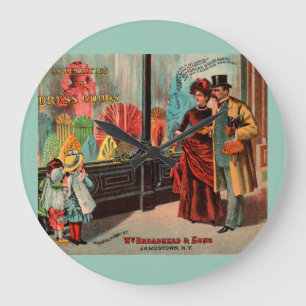 Visitenkarte William Broadhead & Sons Kleidung Große Wanduhr