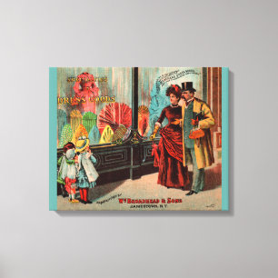 Visitenkarte William Broadhead & Sons Kleidung Leinwanddruck