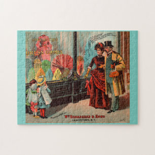 Visitenkarte William Broadhead & Sons Kleidung Puzzle