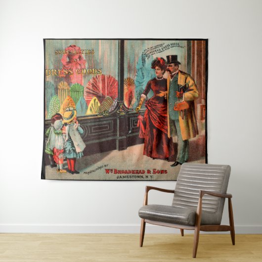 Visitenkarte William Broadhead & Sons Kleidung Wandteppich (Beispiel (Horizontal))