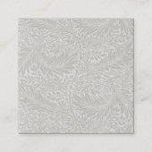 Visitenkarte: WILLIAM MORRIS : LARKSPUR Quadratische Visitenkarte (Vorderseite)