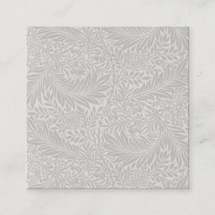 Visitenkarte: WILLIAM MORRIS : LARKSPUR Quadratische Visitenkarte