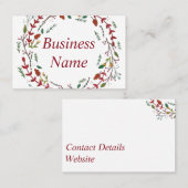 Visitenkarte - Winterroter Winter (Vorne/Hinten)